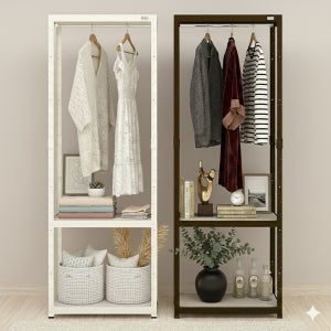 시스템행거 철제 조립식 드래스룸 튼튼한 옷장 다요시스행거 5005001500B