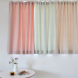 마일드 원룸 자취방 작은창커튼 짧은 창문 암막 커텐