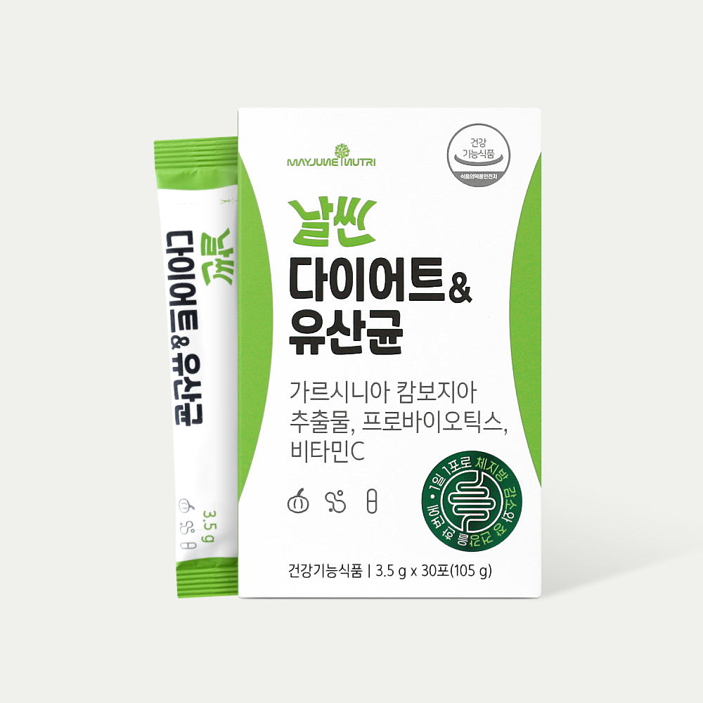 메이준뉴트리 날씬 다이어트 유산균 가르시니아 체지방감소 30포, 1개