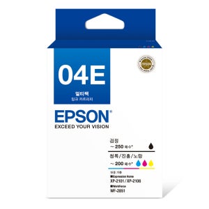 EPSON 엡손 정품잉크 T04E670 세트4색 WF-2851 XP-2101 꽤나 실속있는 패키지상품