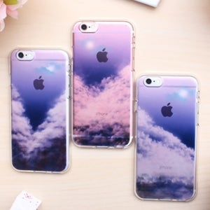 아이폰13 젤리 케이스 투명 벚꽃 야경 꽃 플라워 감성 몽환적 나만의폰케이스