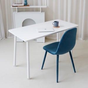 오호 화이트데스크 홈오피스 컴퓨터책상 1000