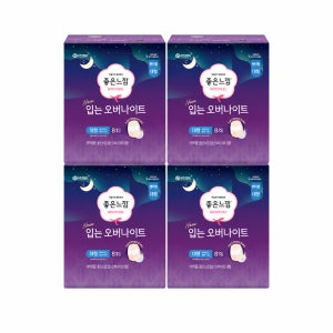 좋은느낌 오리지널 입는 오버나이트 8매 X 4팩 / 입는생리대, 팬티형 생리대
