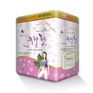 팜파스 천연펄프 녹차향 두루마리 3겹 화장지 30롤 휴지