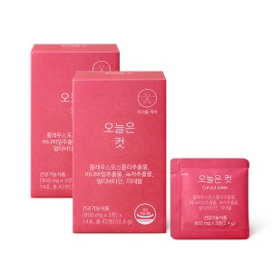 NGT 네츄럴굿띵스 오늘은컷 콜레우스포스콜리 빨간포 혈당다이어트 14포, 2개