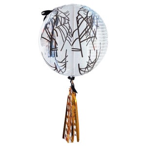 할로윈 클리어 거미줄 옹브레풍선 40cm