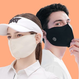 모델로 99.9% 자외선차단 마스크 골프 러닝 얼굴햇빛가리개 등산 남성 여성 UV프로텍션