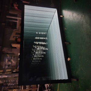 벽면형 도트 인피니티미러 LED 사인보드 주문제작 W-IM-DOT