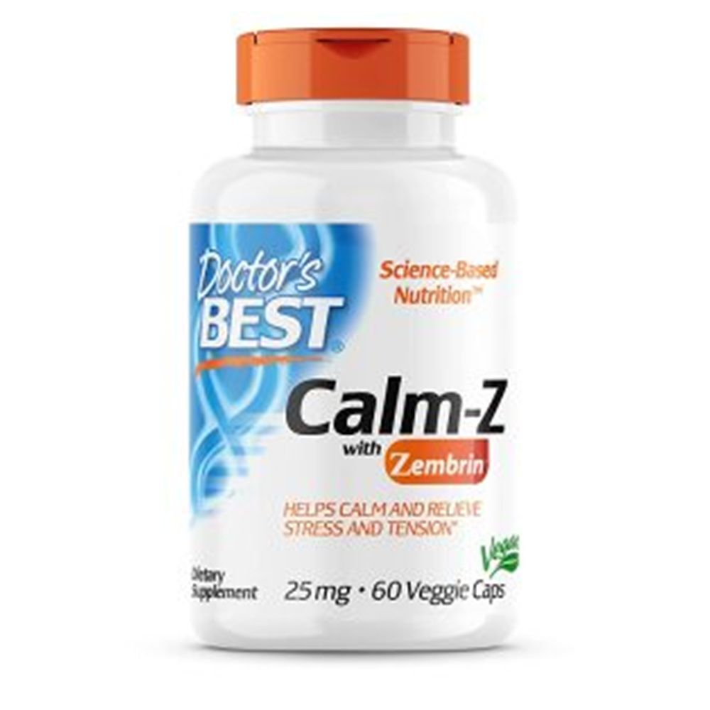 <b>닥터스</b> 베스트 <b>긴장</b>완화제 젬브린 Zembrin 25mg 60정 보충제 Doctor’s Best