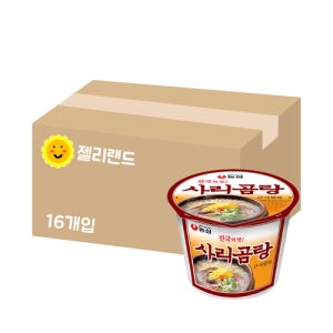 농심 사리곰탕큰사발 111g X 16개 1BOX