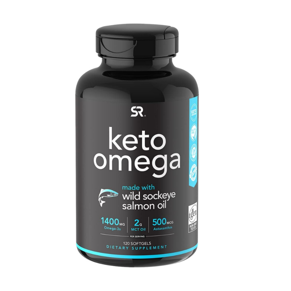 스포츠 리서치 <b>KETO 오메가</b>3 <b>1400mg</b> 120정