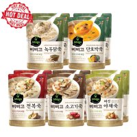 비비고 즉석죽 420g x10개 (인기5종: 쇠고기, 야채, 전복, 단호박, 녹두닭)