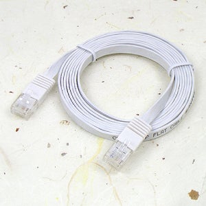 Coms 평면 랜케이블 Cat 6 Lan Cable 랜선 2M [BC364]