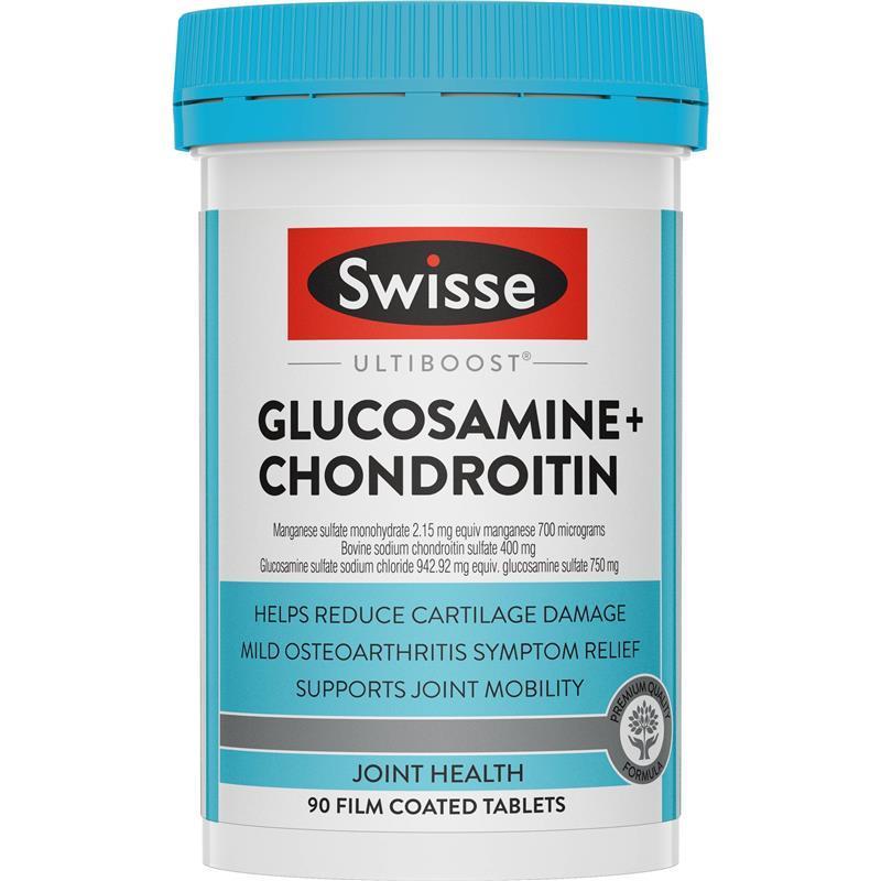 스위스 <b>조인트 헬스</b> 글루코사민+콘드로이친 90정 - Swisse Joint Health 90T