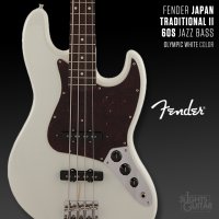 [당일발송] 펜더 재팬 트레디셔널2 60 재즈베이스 OWT / FENDER TRADITIONAL II 60S JAZZ BASS 일펜