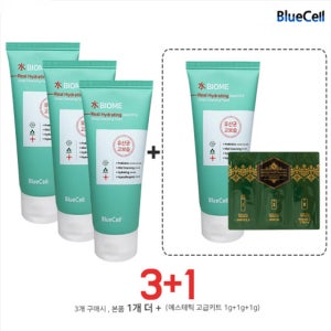 [7일피부변화] 블루셀 수바이옴 유산균 여드름 피지 모공 폼 클렌징 150ml 3+1