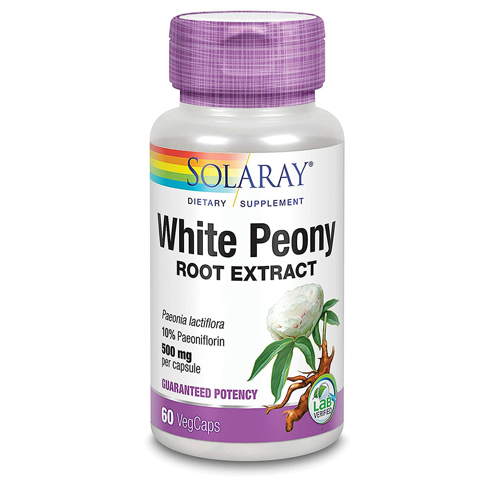 Solaray 솔라레이 <b>작약추출물</b> White Peony Root Extract 60정