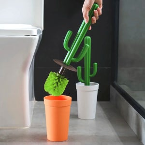 퀄리 선인장 변기솔 화이트