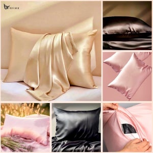 피부무자극 실크 새틴 베개 커버 베개커버 편안한 꿀잠템 큰 사이즈 베갯잇 숙면 호텔 침구