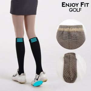 엔조이핏 여성 논슬립 골프니삭스 면 여자 골프양말