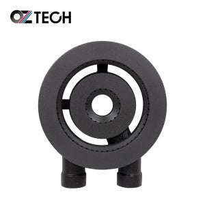 오즈테크 2세대 오즈버너 법랑 2열 2구 업소용 화구 가스렌지 버너 간택기