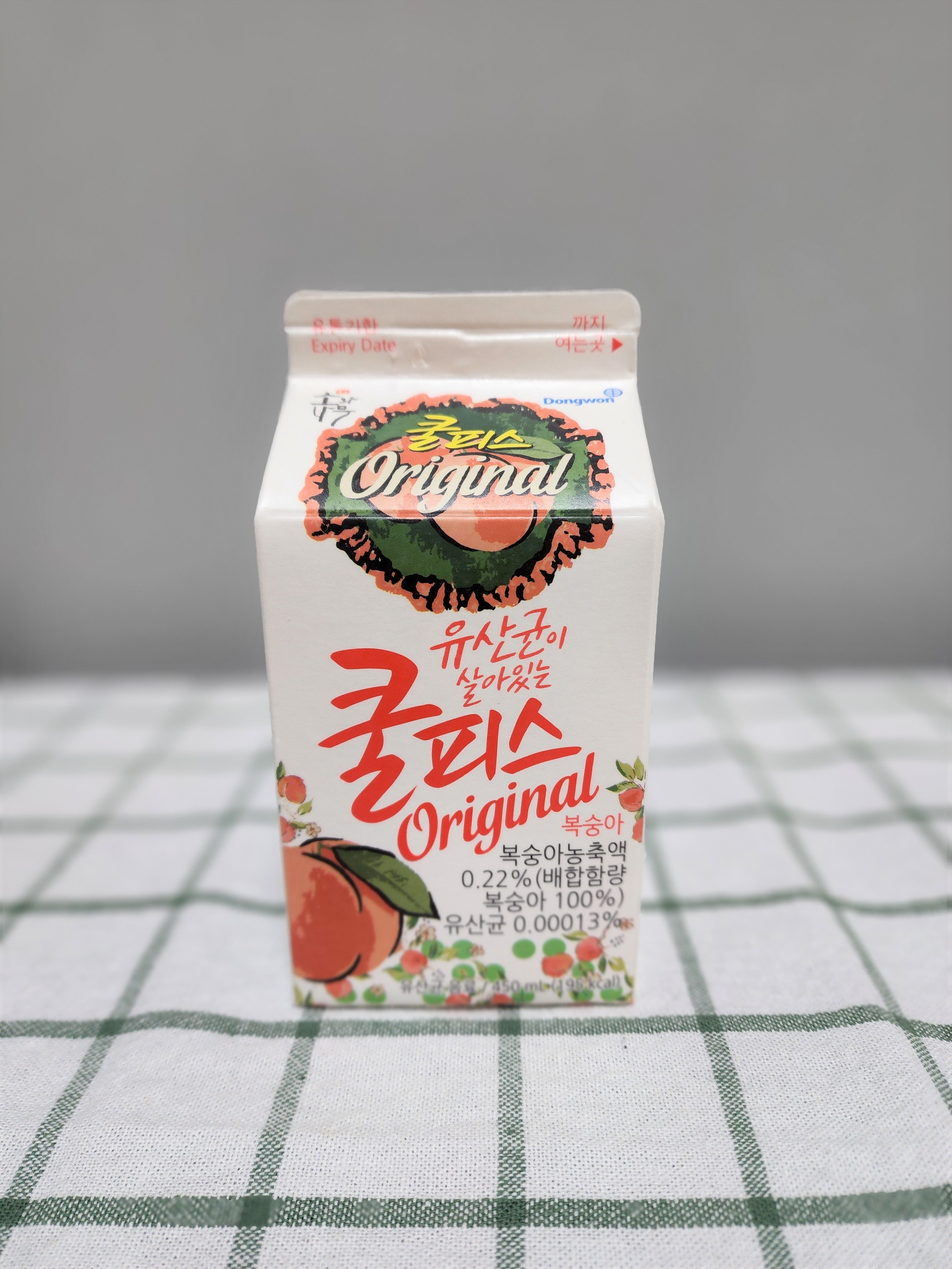 소와나무 쿨피스 복숭아 성분 분석