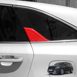 유투카 쏘렌토 MQ4 튜닝 C필러 포인트 레드 몰딩