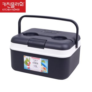 키친플라워 포타맥스 컵홀더 아이스박스 10L 휴대용 피크닉캠핑 차량용