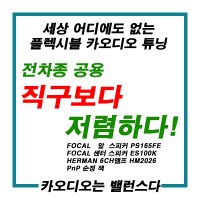 카오디오 직구보다 헤르만 포칼 패키지 PS165FE ES100K 6채널앰프 HM2026 센터스피커