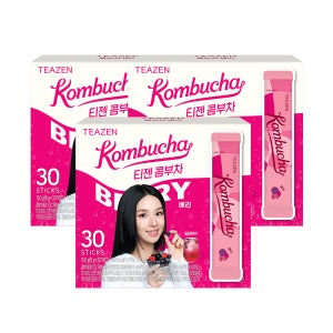 티젠 콤부차 베리 30스틱입X3박스