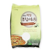 강원도 봉평 맛있는 메밀부침가루 국산메밀가루 50% 함유 1.3kg 뻐꾸기삼촌