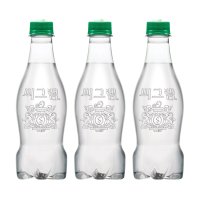 씨그램 라벨프리 라임 레몬 350ml 24개 씨그램 무라벨 탄산수