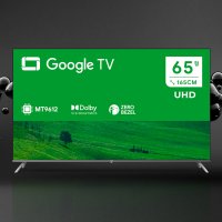 더함 치크 65 구글 안드로이드 스마트 TV 165cm UA651UHD 에너지효율 1등급 중소기업 벽걸이 UHD 가전