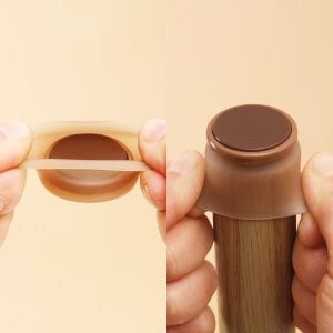 실리콘 의자끌림방지 층간소음 패드 의자발캡 식탁 의자다리커버 S