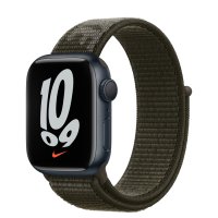 [애플워치 7 나이키 스포츠 루프 셀룰러 41mm] Nike Midnight Aluminum Case with Nike Sport Loop, 전색상 [미국정품,추가금없음]