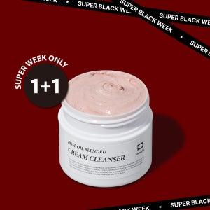 [1+1] 모나이트 로즈오일 블렌디드 크림 클렌져 100g 보습, 피부결 정리 마일드 세안제