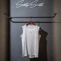 베이스레이어 남성 화이트 (Base Layer Sleeveless for Men) -수티스미스 (Sooty Smith)-