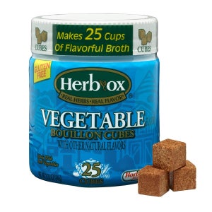 Herb Ox 부용큐브 25개입 12팩 베지터블 HERB OX Vegetable Bouillon Cubes, 25 Cubes (Pack of 12)