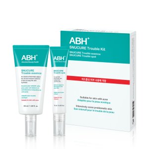 ABH+ 스누큐어 트러블 키트 (에센스+스팟), 여드름크림 트러블진정 민감성피부