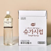 동서 리치스 슈가 시럽 1.5L 6개 1박스 카페 커피 설탕