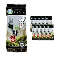 지도표 성경김 녹차 조각김 50g 10개