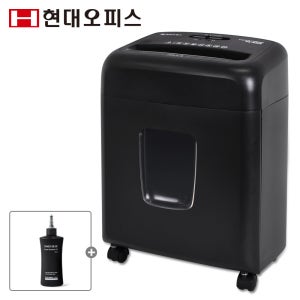 현대오피스 페이퍼프랜드 소형 문서세단기 PK-830X Black+오일 사무실 서류파쇄