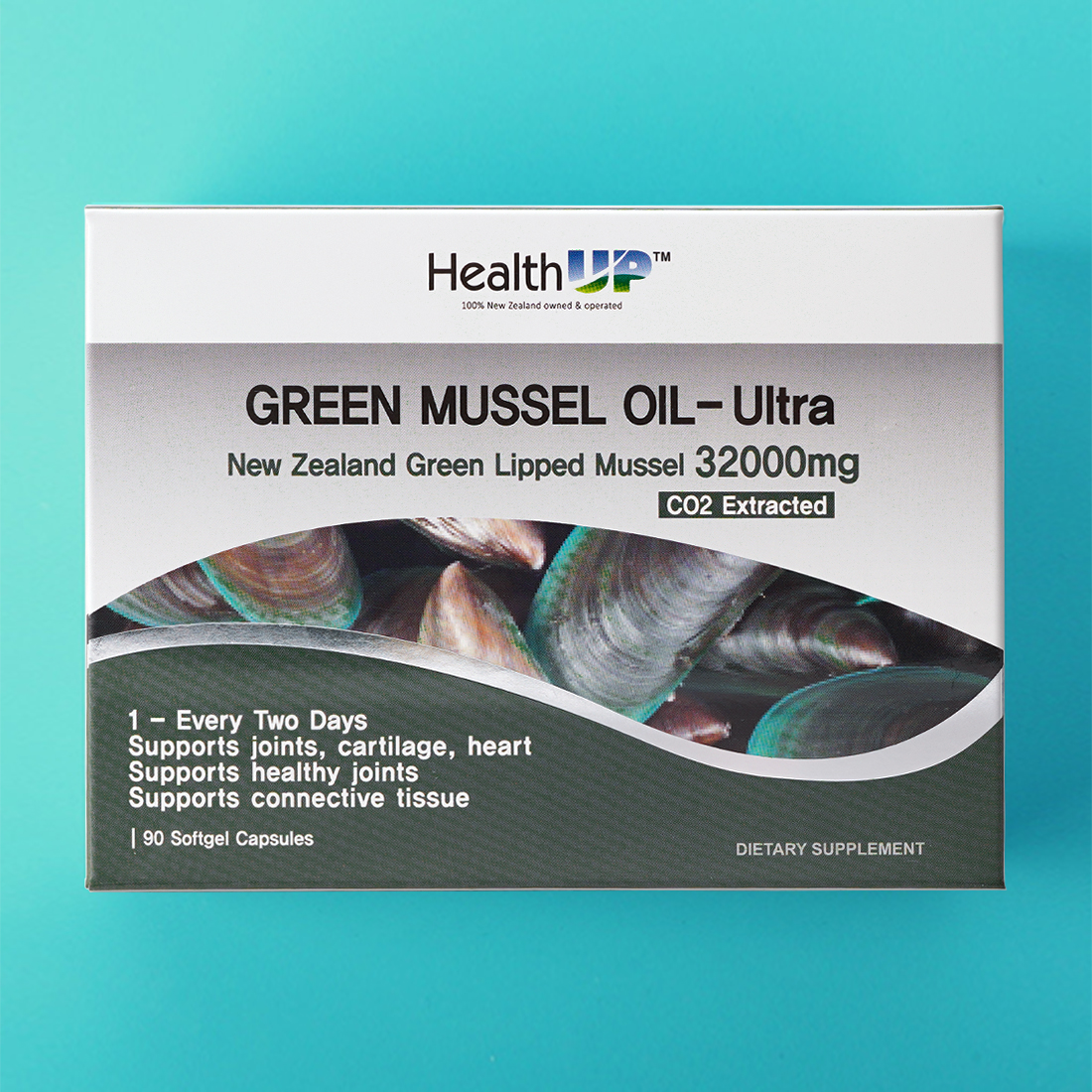 헬스업 <b>초록입홍합</b> <b>오일</b> 32000 120캡슐(4개월) 뉴질랜드 초록홍합 <b>초록잎홍합</b> 푸른 <b>추출</b>