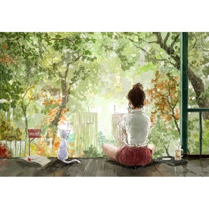 1000피스 직소퍼즐 - 비 내리는 풍경