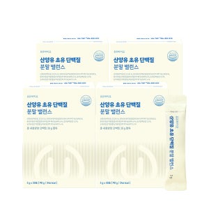 온유바이오 동·식물성 복합 단백질 산양유 초유 단백질 분말스틱 30포, 4개