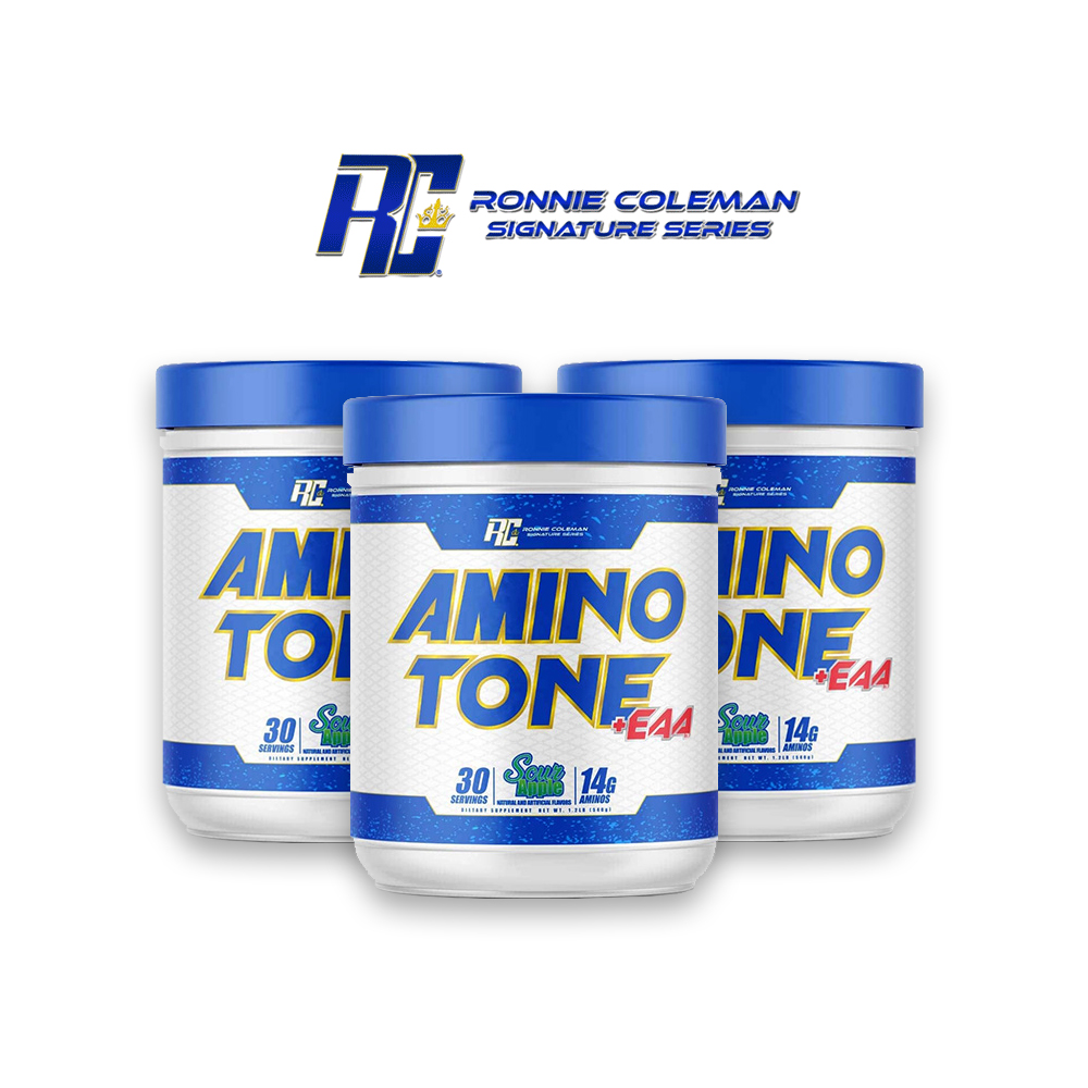 <b>로니콜먼</b> BCAA 아미노톤 EAA 필수아미노산 보충제 1.6kg SOUR APPLE 30서빙 3개 90회분