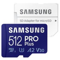 삼성 PRO PLUS 마이크로 SD 메모리 칩 512GB 고프로 히어로11 갤럭시탭S9+