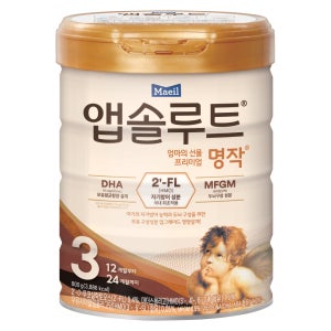 앱솔루트 명작 2FL 분유 3단계(12~24개월) 800g 1캔