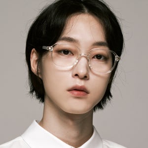 남자 여자 큰사이즈 사각 레트로 복고 TR뿔테 투명안경테 고굴절 블루라이트차단안경