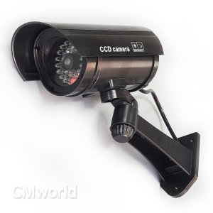 적외선 스텐다드 CCTV 모형 (건전지포함) 실내외겸용 가짜 감시카메라 방범용